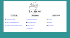 Desktop Screenshot of lazyhacker.com